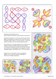 KOLAM TEKENEN als hersengymnastiek - Basis principes - Lisa Borstlap - 62 blz. full colour