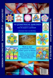 10 Geometrische Sjablonen met werkboek in bedrukte doos