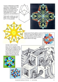 10 GEOMETRISCHE SJABLONEN - Werkboek van Lisa Borstlap - full colour - 64 blzd.