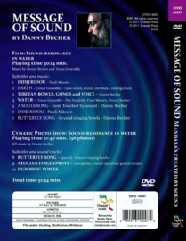 DVD - Message of Sound - Danny Becher / klankresonantie in water