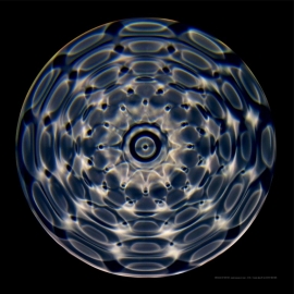 15 Cymatic poster 9690 44 hz 60 x 60 cm