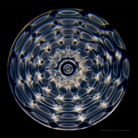 15 Cymatic poster 9690  44 Hz  60x60 cm