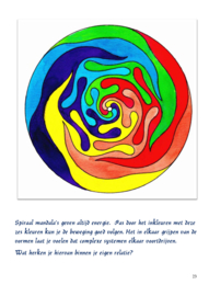 MANDALA PROCESSEN - van beeld naar woord -  tekeningen en tekst van Lisa Borstlap   (60 blz. full colour)