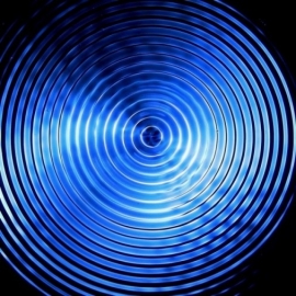 03 Cymatic poster 12 Hz resonantie 50 x 50 cm