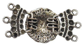 Zeeuwse knop slot verzilverd ZKG 422