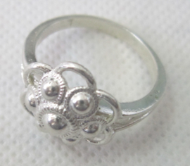 ZKR011-Z Zeeuwse Knop ring echt Zilver