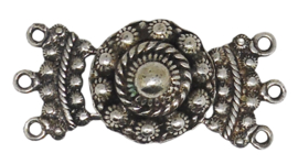 Zeeuwse knop slot verzilverd ZKG 422