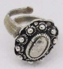 Zeeuwse knop ring ovaal klein ZKR 310