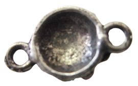 Zeeuwse knoop hanger  multi emaille verzilverd ZB004-MC