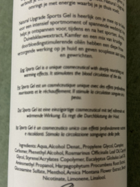 Sports Gel | 200ml - Passie connectie, Actie en Uithoudingsvermogen