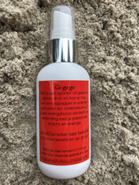 Auraspray | Go go go | 100 ml - Actie, passie, doorzettingsvermogen