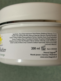 Body butter | Coconut & Mango 200 ml  -  Krachtige Verlichting