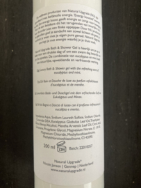 Bath & Shower gel | Eucalyptus &Mint 200ml -   AARDING, ONTLADING