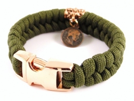 Gold For Girls Only - "Collectie" - Paracord Armband