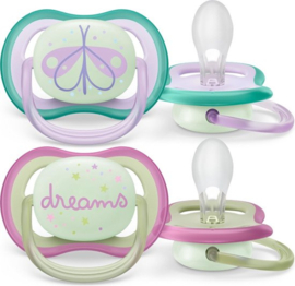 0-6M Philips Ultra air Nighttime Vuurvlieg / Dreams 2-pack