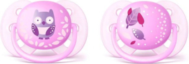 0-6M Philips Ultra Soft Uil paars 2-pack
