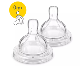 Philips Avent Classic+-speen 2 stuks Geschikt voor pasgeborenen 0m+