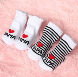 Sockenset I liebe mama und papa