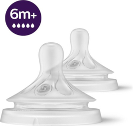 Philips Avent Natural Response teat 2 stuks T5 6m+