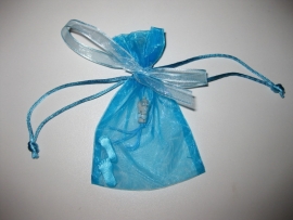 Gelukssymbool voor aan de couveuse blauw