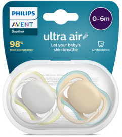 0-6M Philips Ultra Air Groen/Grijs 2-pack