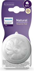 Philips Avent Natural Response teat 2 stuks T5 6m+