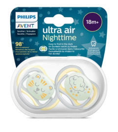 18m+ Philips Ultra air Night Wolk/Leeuw 2-pack