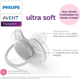 0-6M Philips Ultra Soft  Cognac/Groen 2-pack