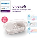 0-6M Philips Ultra Soft Lila/Roze 2-pack