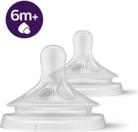 Philips Avent Natural Response teat 2 stuks T6 6m+