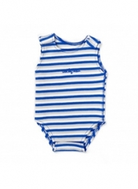 Ducky Beau romper colbalt stripe maat 48