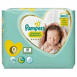 Pampers premium protection maat 0   1-3 kg