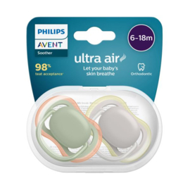 6-18m Philips Ultra air Olijf/Grijs 2-pack