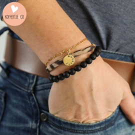 Armbanden set tijgerprint