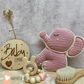 Olifant knuffel - Handmade by EL