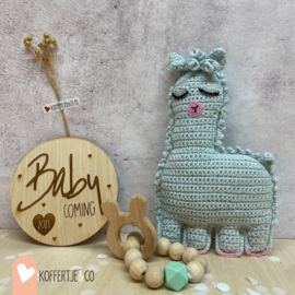 lama knuffel - Handmade by EL