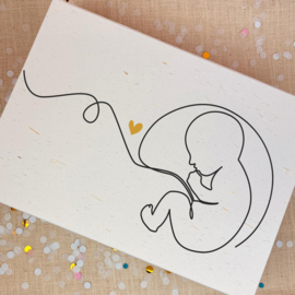 Origineel cadeau bekendmaking zwangerschap - box