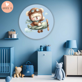 Muurcirkel babykamer