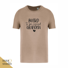 T-shirt Blessed to be called grandma