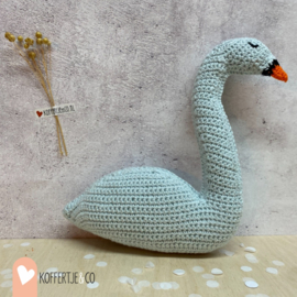 Zwaan knuffel - Handmade by EL