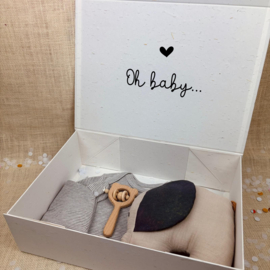 Kraamcadeaupakket  "oh baby cadeaubox"