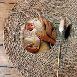 Gepersonaliseerd bordje met naam | Voor geboorte, verjaardag of echo