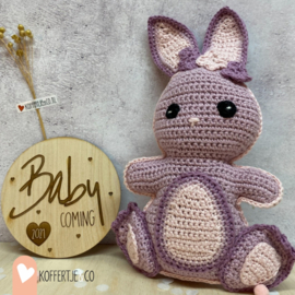 Konijn knuffel - Handmade by EL