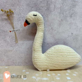 Zwaan knuffel - Handmade by EL