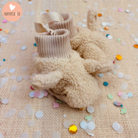 Recycled beige pantoffeltjes Bambam