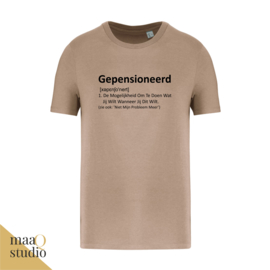 T-shirt Gepensioneerd