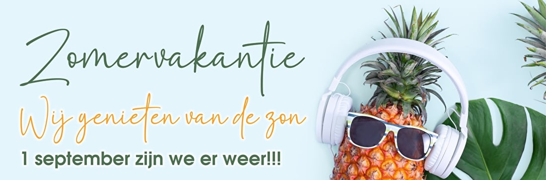 vakantie verminderd aanwezig maar we leveren wel!