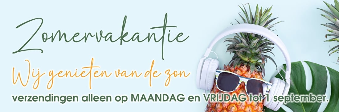 vakantie verminderd aanwezig maar we leveren wel!