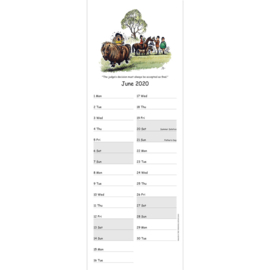 Smalle Kalender Thelwell Pony 2020