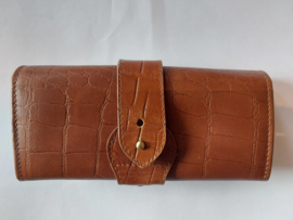 Kate Portemonnee Crocodile Leer Trensbit - Bruin